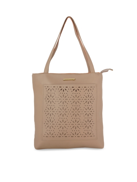 

Lapis O Lupo Beige Solid Shoulder Bag
