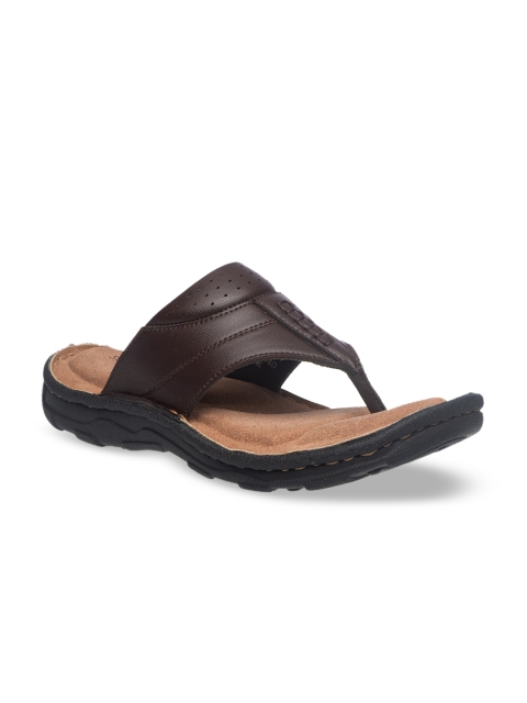 Khadims Men Coffee Brown Comfort Sandals