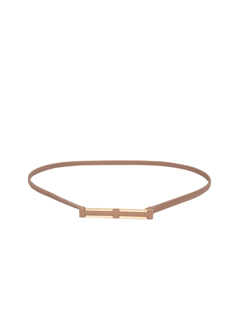 

Mali Fionna Women Gold-Toned Solid Slim Belt
