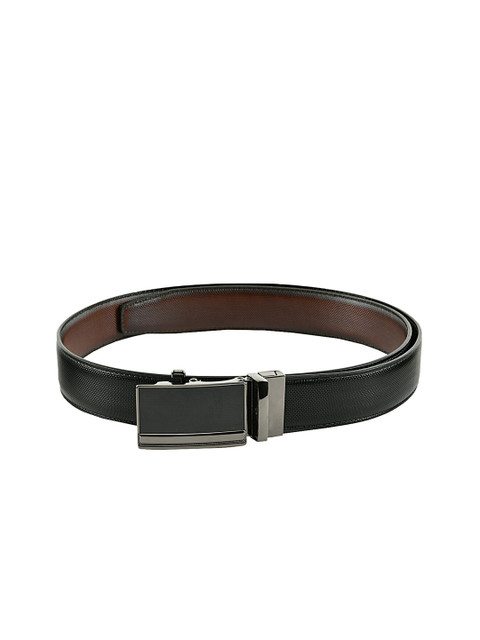 

WINSOME DEAL Men Black Solid Belt