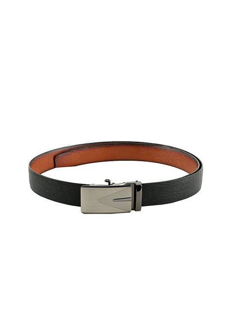 

WINSOME DEAL Men Black Solid Belt
