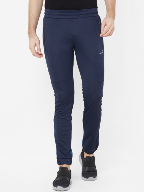 

FiTZ Men Navy Blue Solid Joggers
