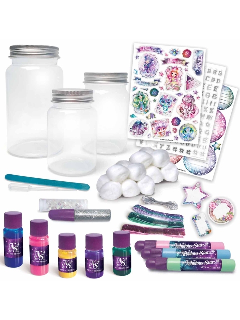 

Nebulous Stars Kids Multi-Coloured Galaxy Wish Jars Do-It-Yourself Kit