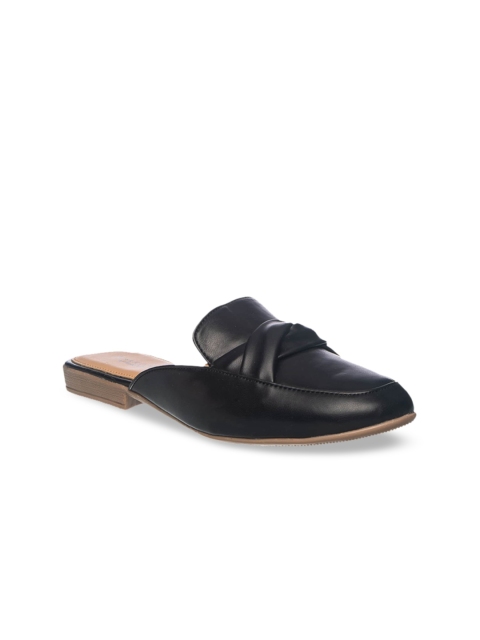 

Khadims Women Black Solid Mules