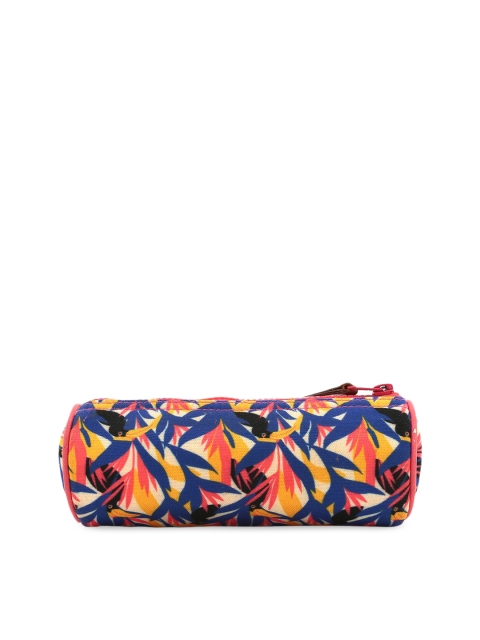 

Chumbak Unisex Blue & Pink Printed Jungle Hornbill All Purpose Travel Pouch