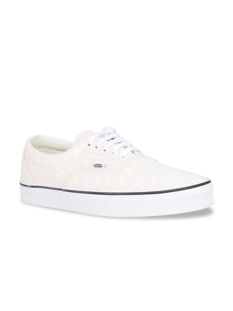 

Vans Unisex Off-White Textured Sneakers