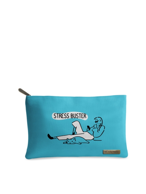

DailyObjects Stress Buster Regular Stash Pouch, Blue