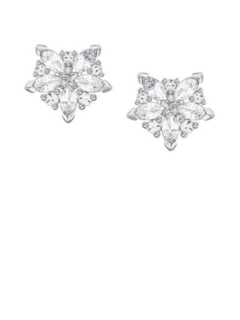 

SWAROVSKI White Swarovski Rhodium Plated Lady Stud Earrings
