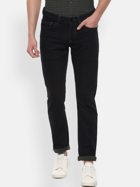 

Louis Philippe Jeans Men Black Slim Fit Mid-Rise Clean Look Stretchable Jeans