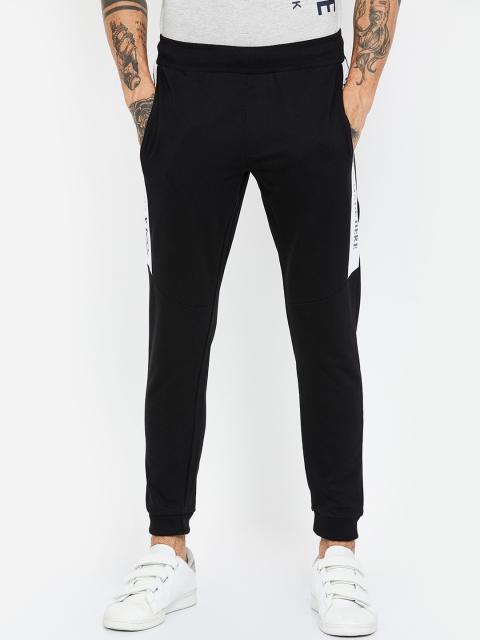 

UCLA Men Black Solid Slim-Fit Joggers