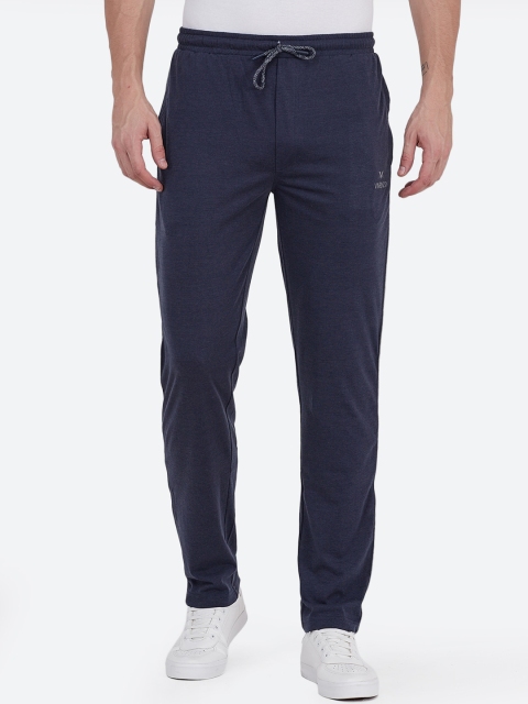 

VINENZIA Men Grey Solid Slim-Fit Track Pants