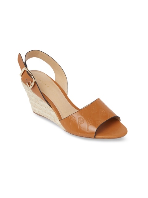 

CHARLES & KEITH Women Camel Brown Solid Wedges