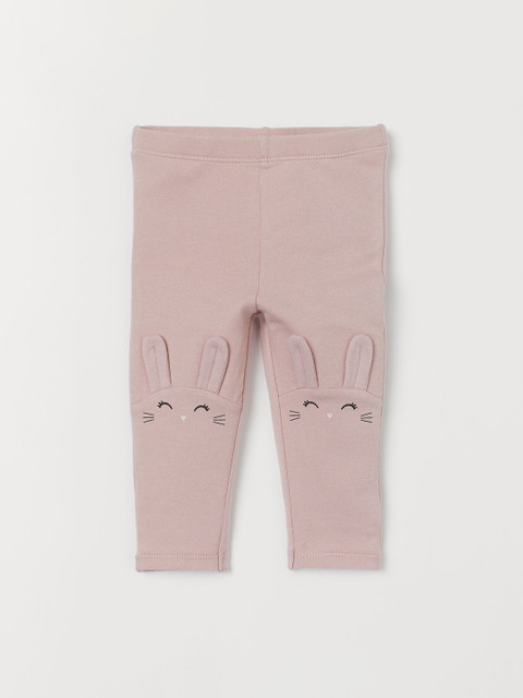 

H&M Girls Pink Leggings With Brushed Inside