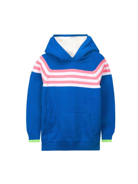 

Cherry Crumble Kids Blue & White Striped Pullover Sweater