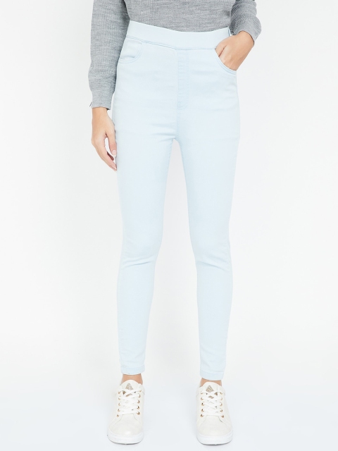 

Ginger by Lifestyle Women Blue Skinny Fit High-Rise Clean Look Jeans