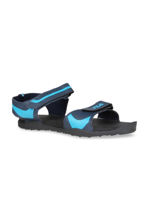 

FILA Men Blue Solid Sports Sandals