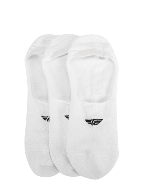 

Red Tape Men Pack Of 3 White Solid Shoe-Liners