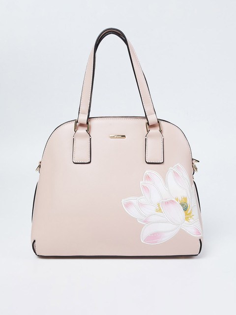 

Ginger by Lifestyle Powder Pink & White Floral Print Handheld Bag