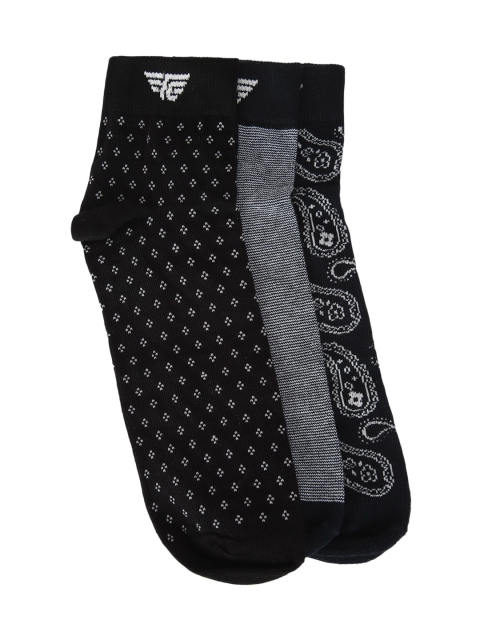 

Red Tape Men Pack Of 3 Assorted Ankle-Length Socks
