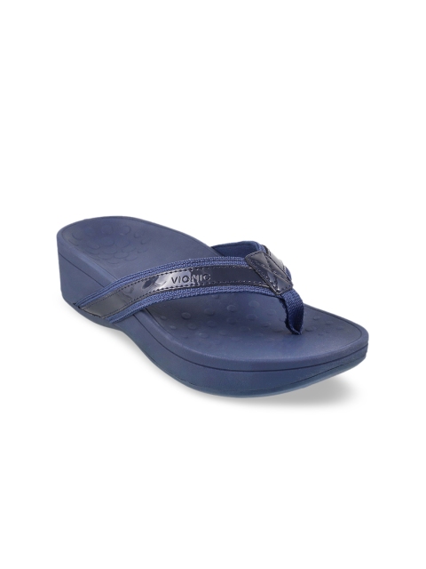 

VIONIC Women Navy Blue Solid Comfort Heels