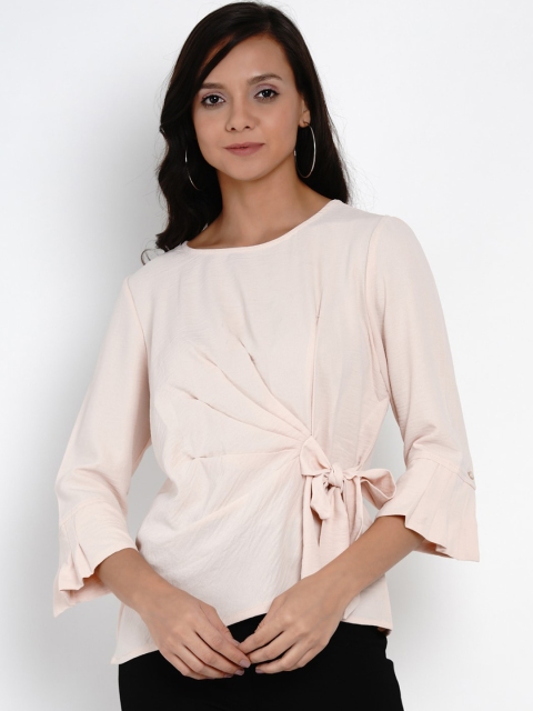

Latin Quarters Women Beige Solid Top