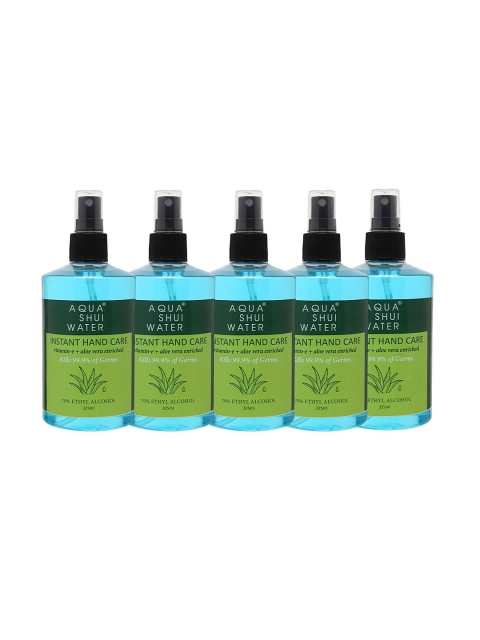 

Aqua Shui Water Pack Of 5 Hand Sanitizer 325 ml, Blue