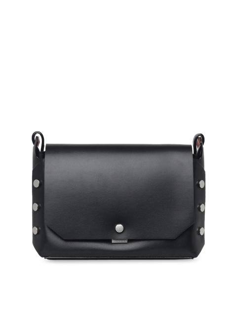 

CHARLES & KEITH Women Black Solid Sling Bag