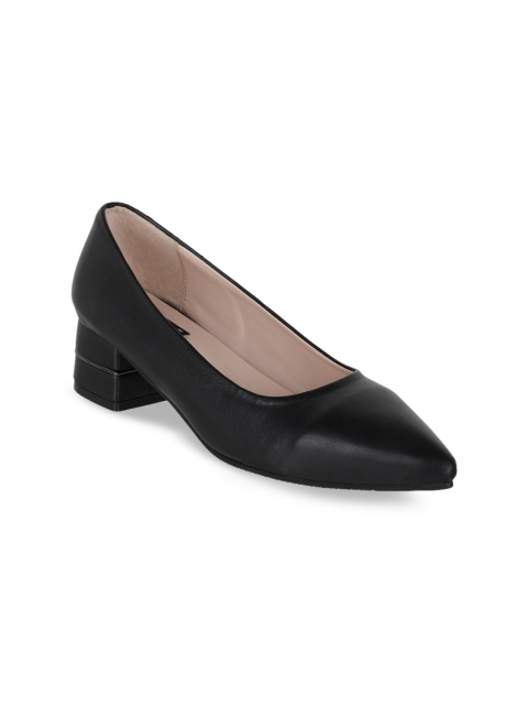 

Sherrif Shoes Women Black Solid Pumps