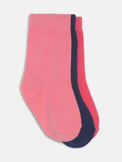 

MINI KLUB Girls Pack of 3 Above Ankle-Length Socks, Assorted