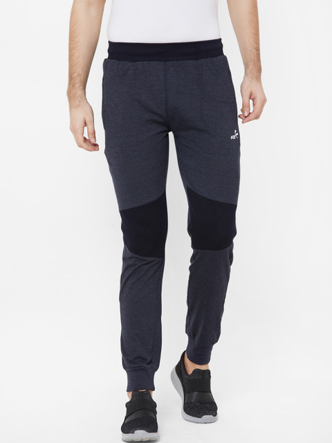 

FiTZ Men Navy Blue Solid Slim-Fit Joggers