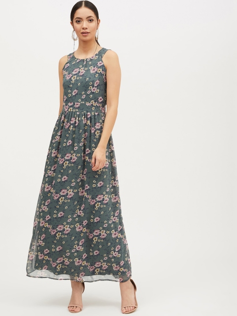 

Harpa Women Grey Printed Maxi Dress