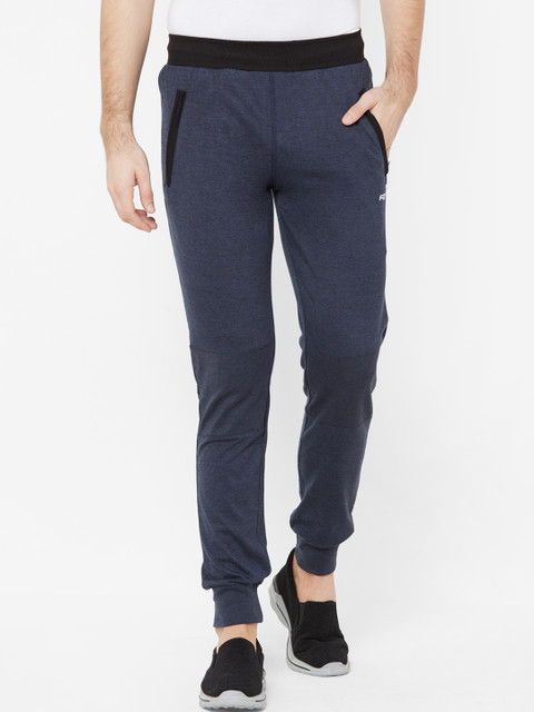 

FiTZ Men Blue Solid Slim-Fit Joggers
