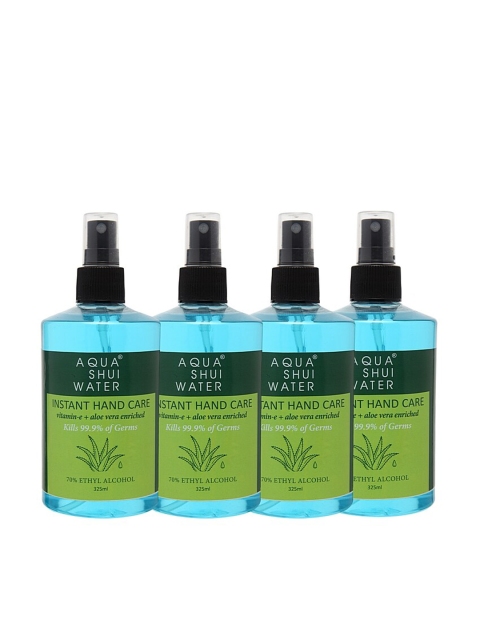 

Aqua Shui Water Instant Hand Care Set of 4 Sanitizers, Blue
