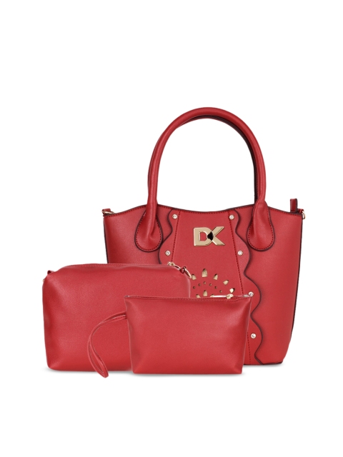 

Diana Korr Red Textured Shoulder Bag