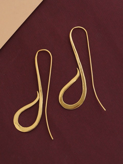 

Tistabene 18 K Gold Plated Contemporary Drop Earrings