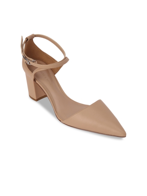 

CHARLES & KEITH Women Nude Solid Pumps