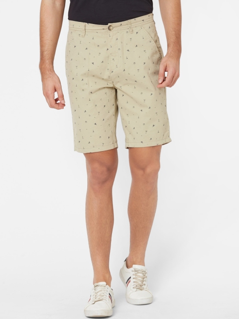 

Sweet Dreams Men Cream Nautical Print Regular Fit Shorts