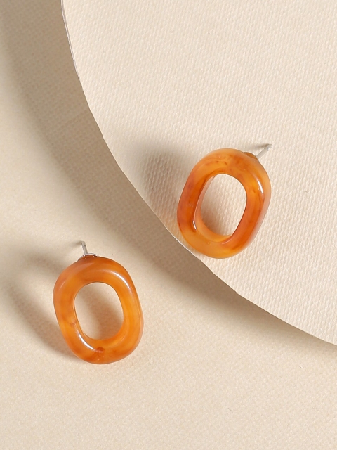 

Tistabene Brown Tortoise Shell Geometric Studs