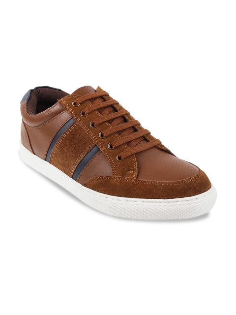 

Metro Men Brown Solid Sneakers