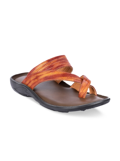 

Respiro Men Brown Solid Comfort Sandals