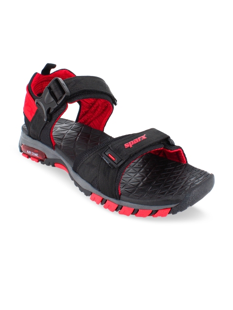 

Sparx Men Black & Red Colorblocked SS-520 Sports Sandals