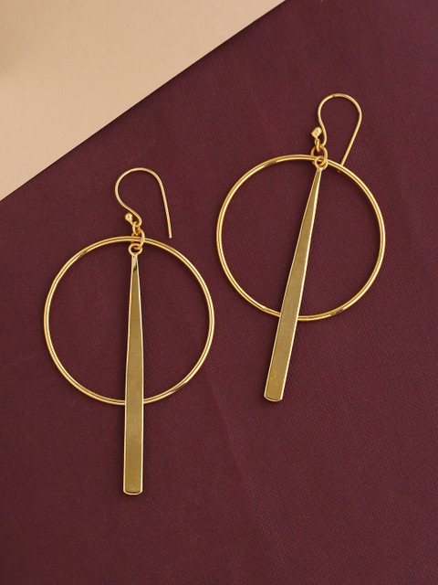

Tistabene 18 K Gold-Plated Contemporary Drop Earrings