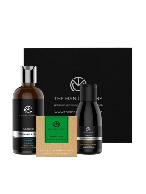 

THE MAN COMPANY Men Revive Grooming Gift Box, Black