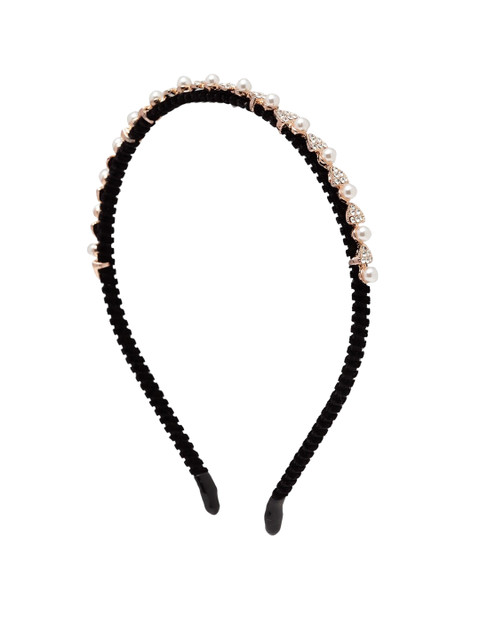 

Stoln Black Embellished Hairband