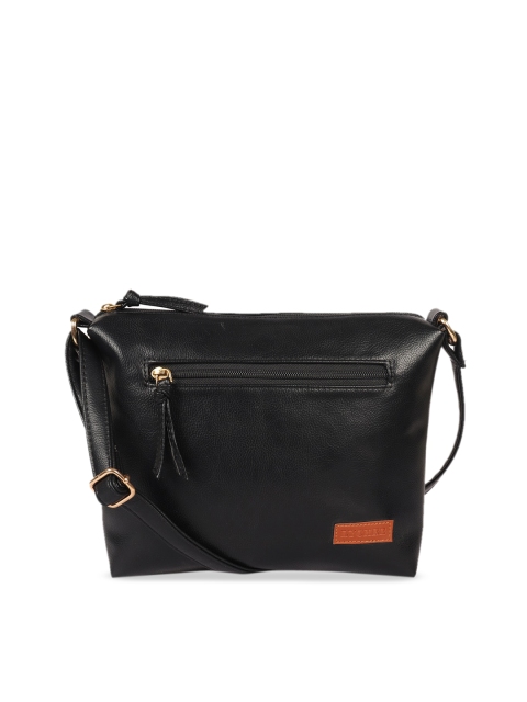 

Lychee bags Black Solid Sling Bag