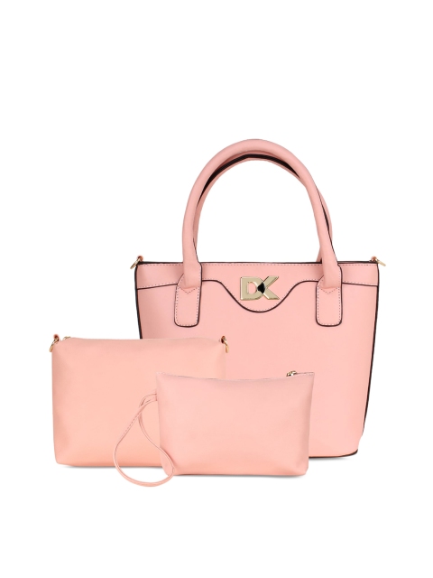 

Diana Korr Pink Textured Shoulder Bag