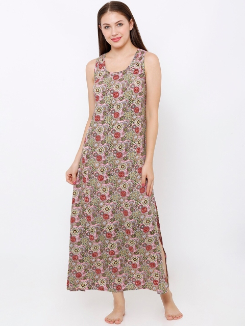 

Heart 2 Heart Pink Printed Nightdress