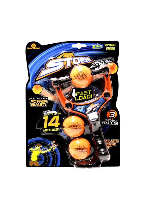 

AIR STORM Kids Orange & Black Zing Shot Toy