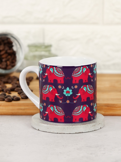 

India Circus by Krsnaa Mehta Violet & Pink Mug