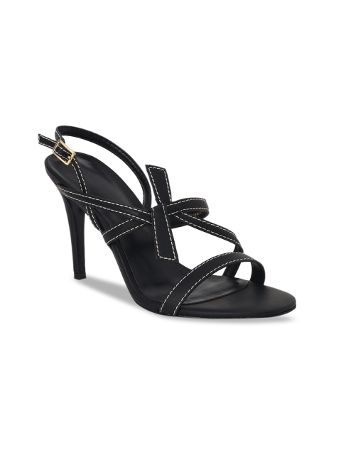 

CHARLES & KEITH Women Black Solid Heels
